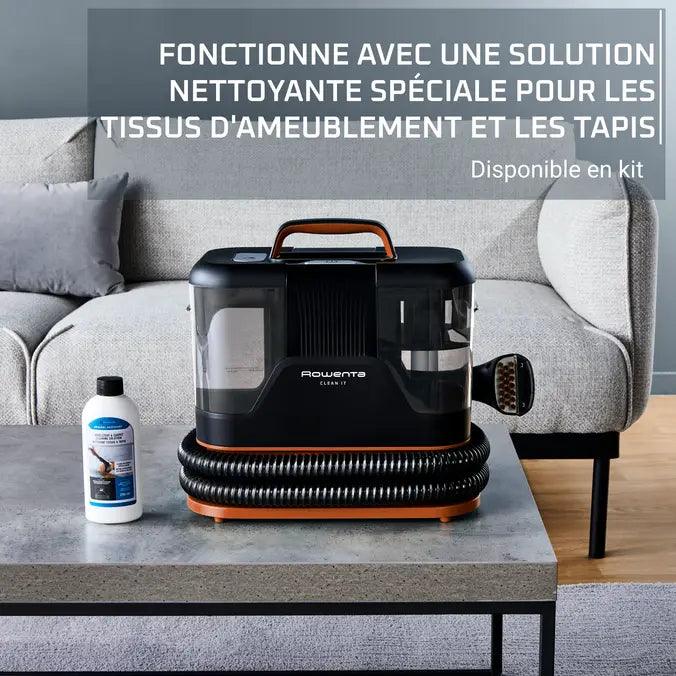 Rowenta Clean It Nettoyeur de tapis et tissu - 4 accessoires