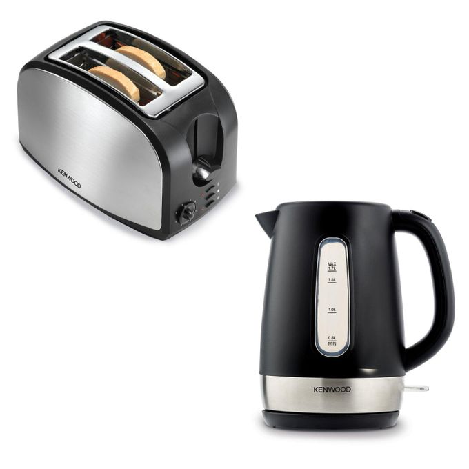 Pack KENWOOD Bouilloire 2200W-1.7L + Grille Pain 900W MPM01.000BK