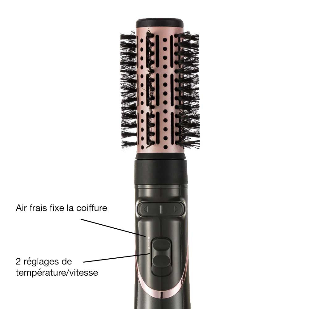 Brosse Soufflante rotative Curl & Straight Confidence AS8606