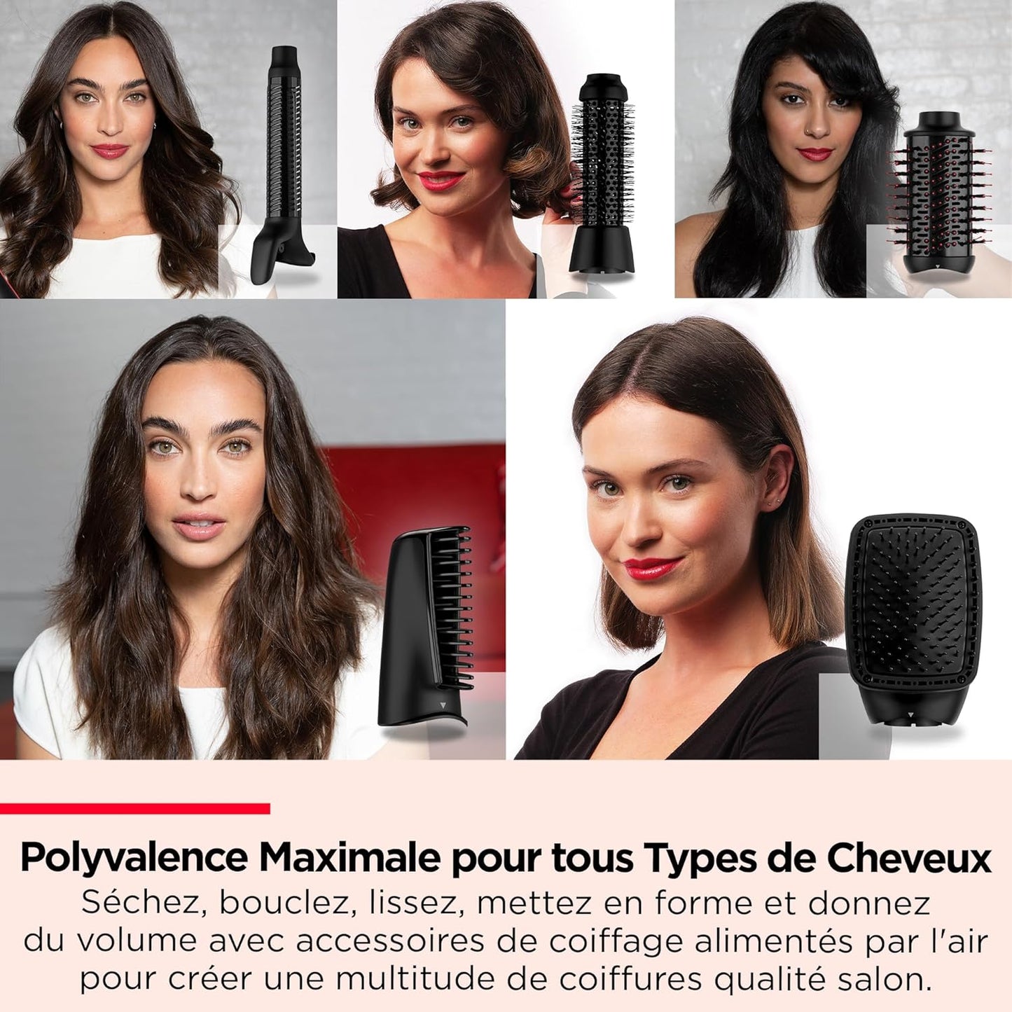 Brosse coiffante multi-usages Revlon One-Step 5 en 1
