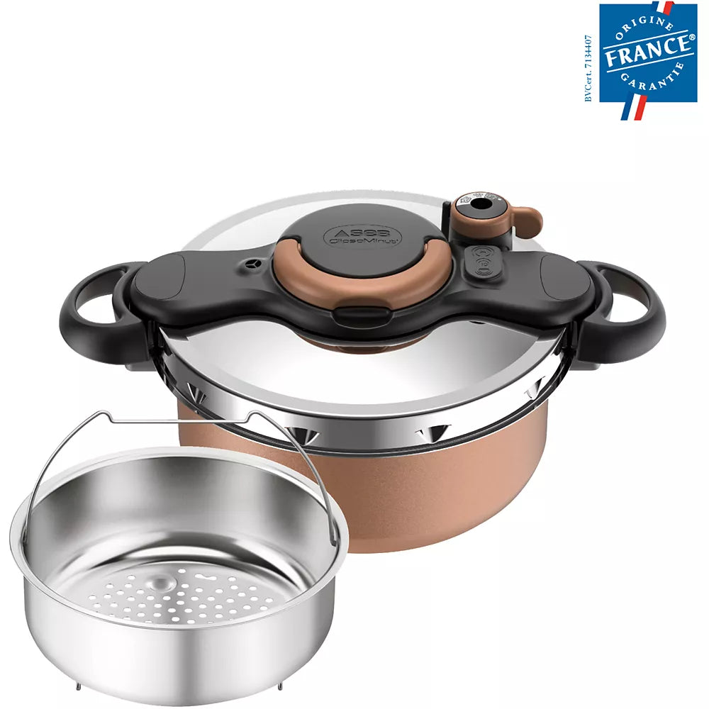 Cocotte SEB ClipsoMinut' Duo Copper 5L