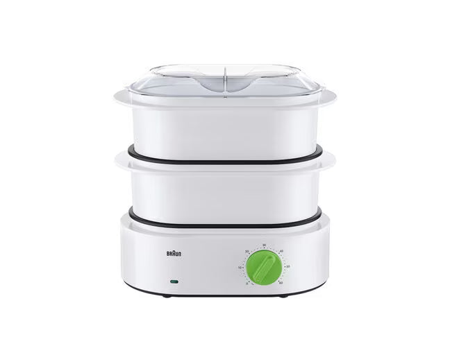 Cuiseur vapeur Braun 3 etages, FS3000WH