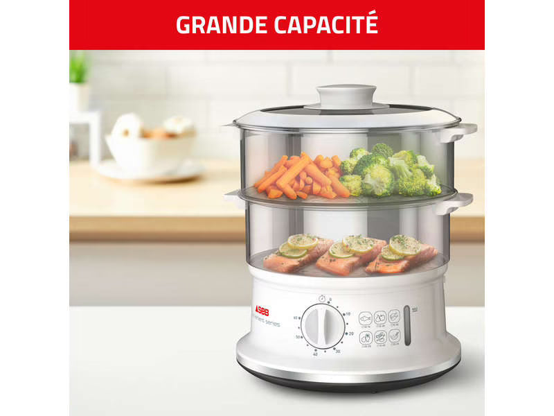 Seb Cuiseur Vapeur Inox 6L 900w VC 145100