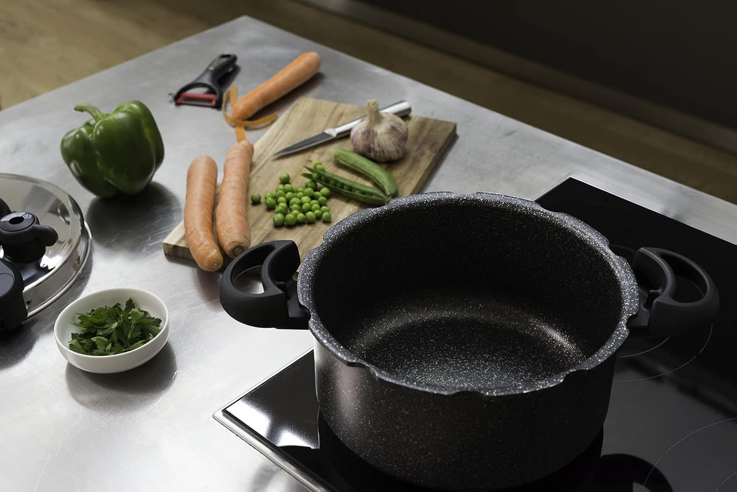 Cocotte SEB ClipsoMinut' Ultra Resist 5L Finition Pierre