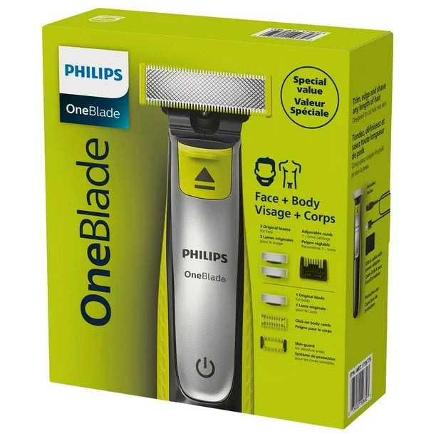 Philips OneBlade Rasoir Visage+corps