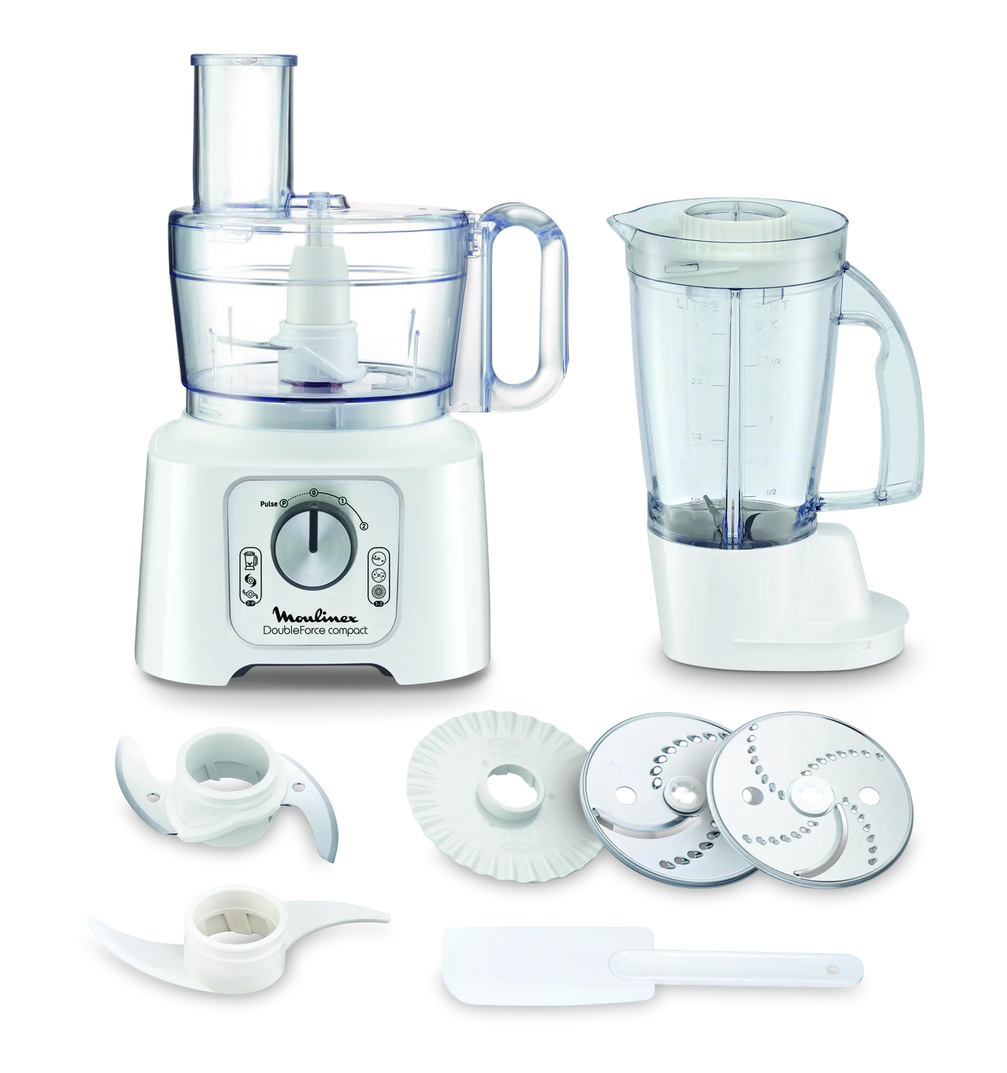 Moulinex Robot Multifonction Double Force Compact FP544111