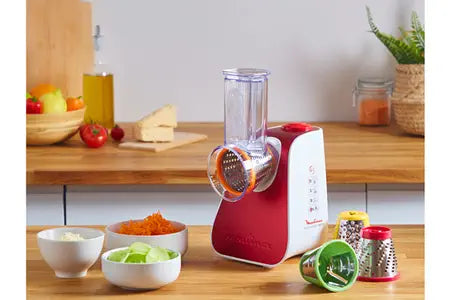 Moulinex DJ764510 Hachoir avec accessoires en acier inoxydable et plastique