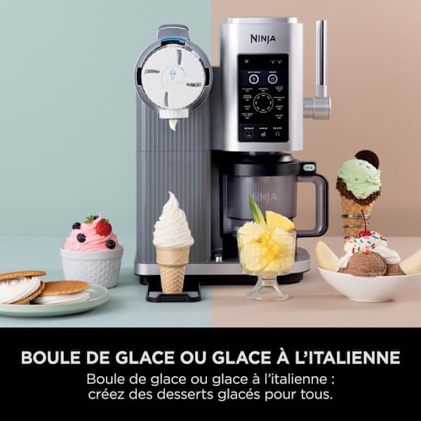Machine à Glaces et Glaces à l’italienne 13-en-1 Ninja Swirl by CREAMi NC701EU