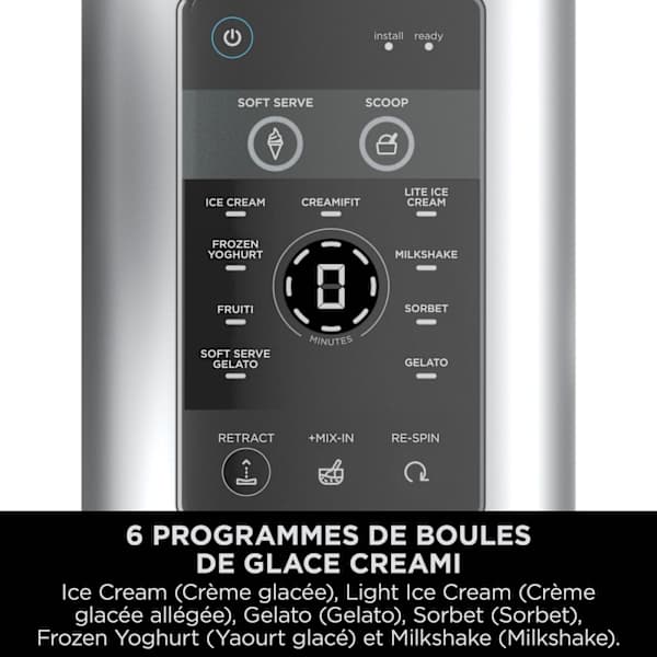 Machine à Glaces et Glaces à l’italienne 13-en-1 Ninja Swirl by CREAMi NC701EU