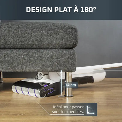 X-Clean 10 Aspirateur laveur sans fil, Longue autonomie, Nettoyage et séchage automatique