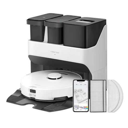 Roborock S7 Max Ultra Blanc - Aspirateur Robot Laveur