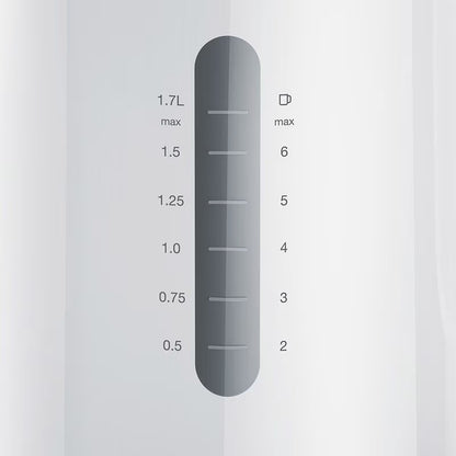 Bouilloire Braun 1,7l blanc ,WK1100WH