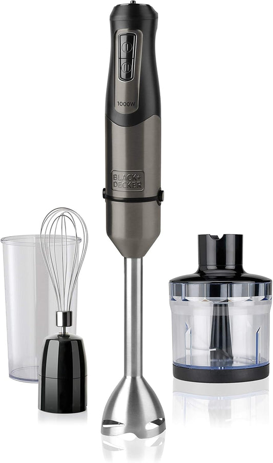 Mixeur plongeant multifonction 3 en 1 1000W