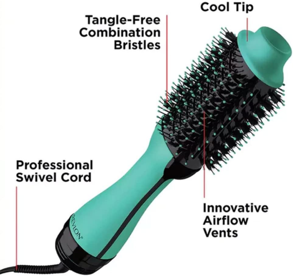 Revlon One Step Sèche-Cheveux et Volumateur - Édition Turquoise