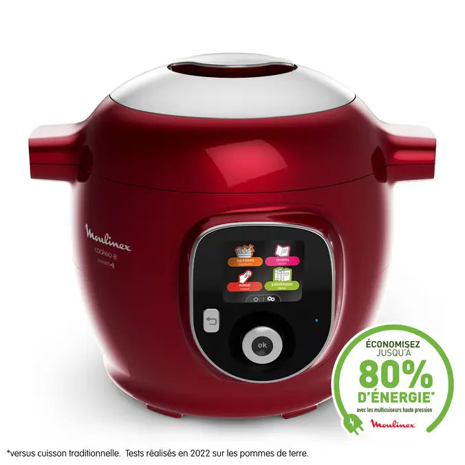 Moulinex Cookeo+ 180 Recettes - Rouge