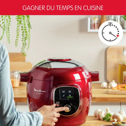 Moulinex Cookeo+ 180 Recettes - Rouge