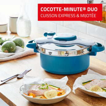 CLIPSOMINUT'® DUO 5L Cocotte-minute® - Bleu Boréal