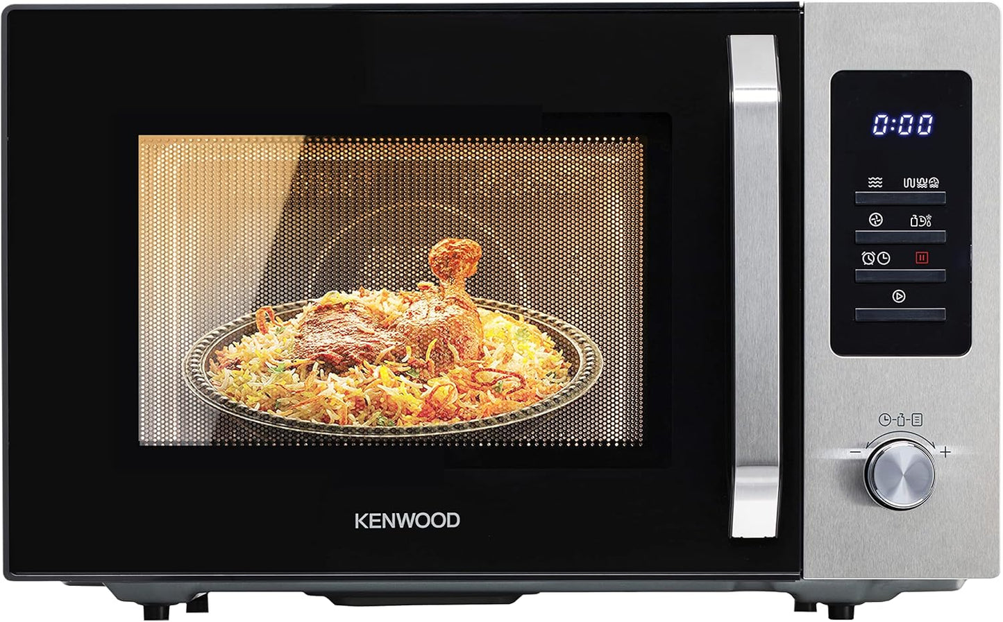 Micro-ondes Kenwood 30L avec Grill et Convection MWM31.000BK Noir/Argen