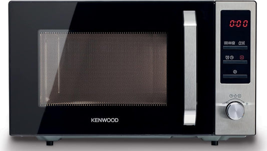 Kenwood Micro-ondes 25L avec Gril, 800W MWM25.000BK Noir/Argent