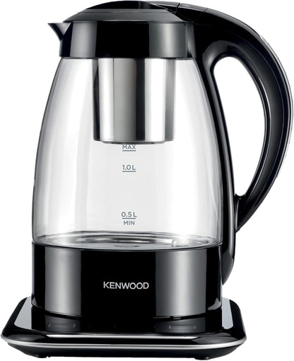 Kenwood 3-en-1 Machine à thé automatique + Bouilloire en verre électrique + Cafetière goutte à goutte 1.2L