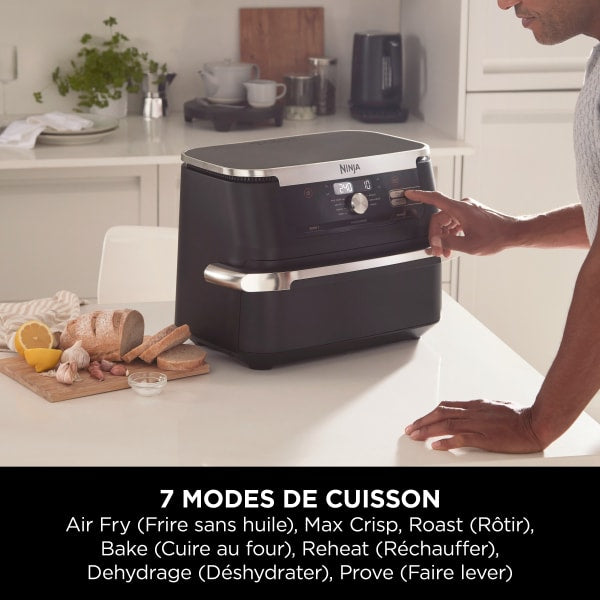 Airfryer Ninja Foodi Flex 7-en-1, 10,4L AF500EU