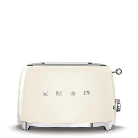 Grille-pain 2 tranches Smeg Crème