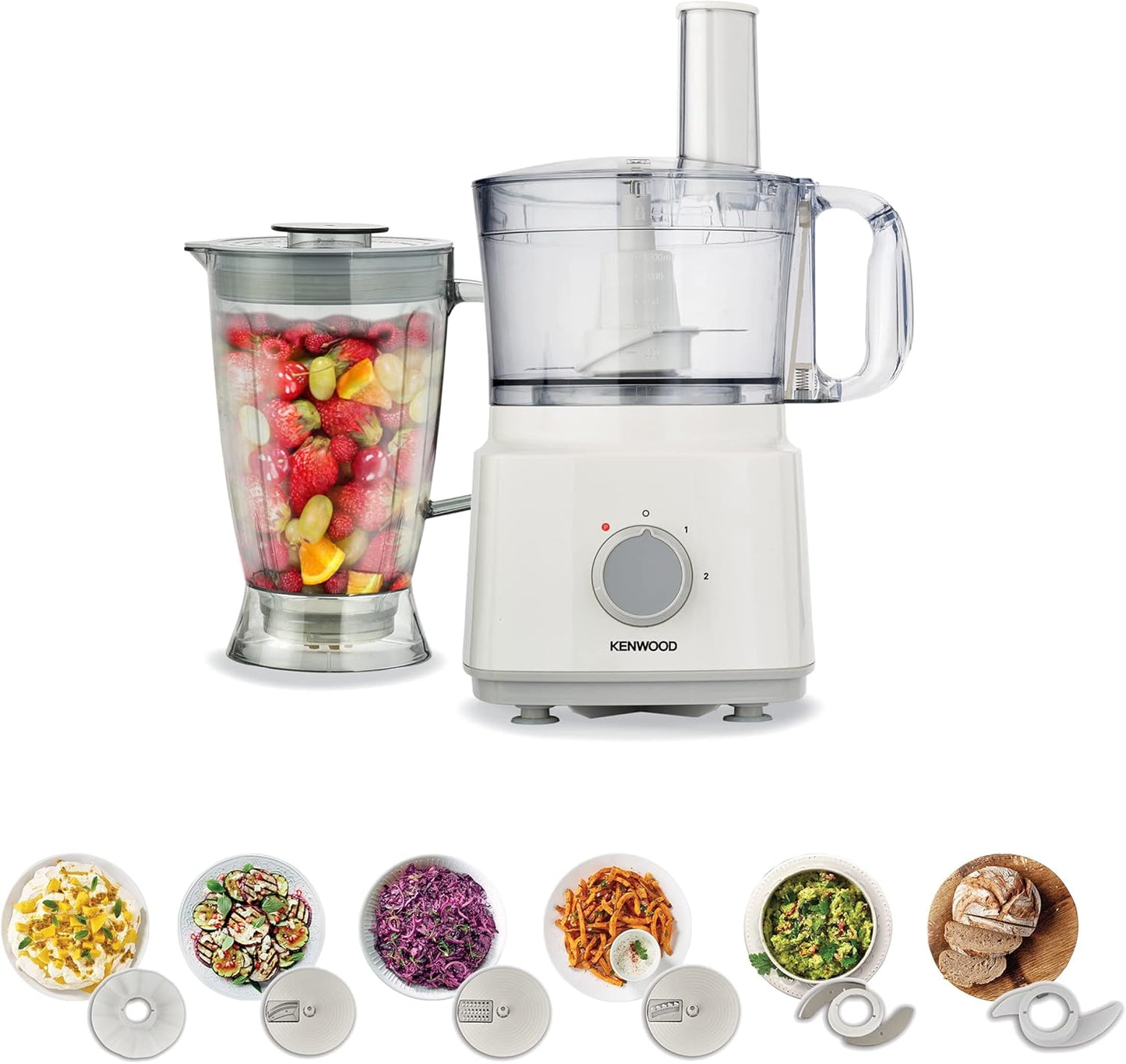 Robot de cuisine Kenwood 750W multifonction FDP03.C0WH