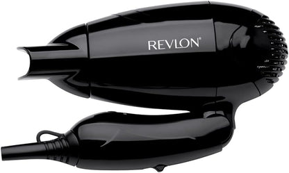 Sèche-cheveux de voyage pliable Revlon - Compact et léger - 1200 Watts - Noir